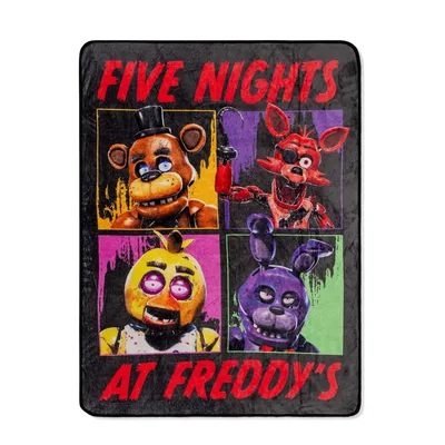 Animatronic Characters Pop Art Blanket