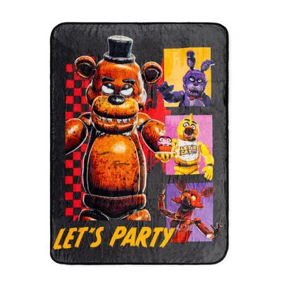 Animatronic Bears Let's Party Blanket for Fan Favorites