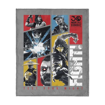 Martial Arts Fighters Collage Blanket: 30th Anniversary Design