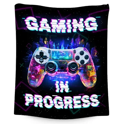 Gaming in Progress Controller Blanket for Gamers