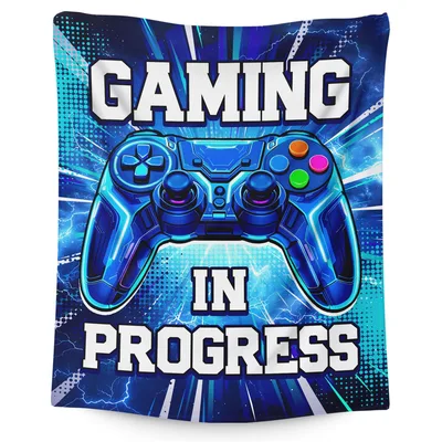 Gaming in Progress Controller Blanket No. 2 – Gaming
