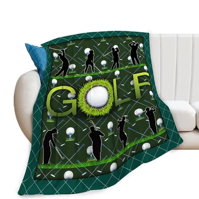 Golf Ball and Golfers Blanket: A Design for Course Lovers