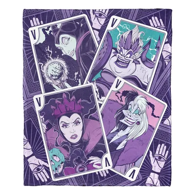 Villain Tarot Cards Blanket: Dark Fantasy Art for Your Couch