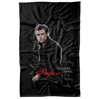 Dark Gothic Portrait Figure Blanket Stefan Vampire Diaries Art
