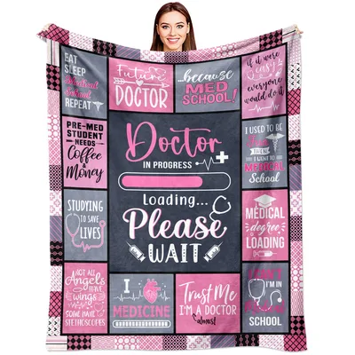 Med Student Doctor Blanket for Future Physicians