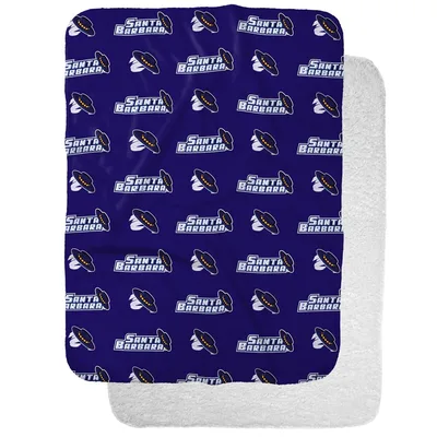 Logo Pattern Blanket: Santa Barbara Hat Design for Graduates