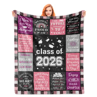 Class of 2026 Patchwork Blanket