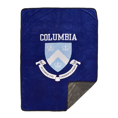 University Crest Shield Emblem Blanket for Columbia Alumni