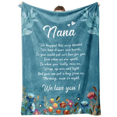 Nana Hug Blanket: A Poem Written for Grandma