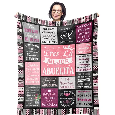 Blanket Spanish Eres La Mejor Abuelita Throw Blanket