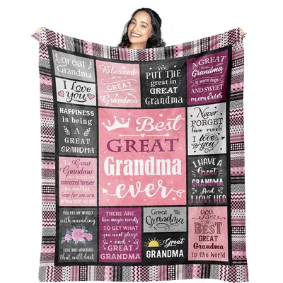 Great Grandma Blanket: Best Great Grandma Ever Design