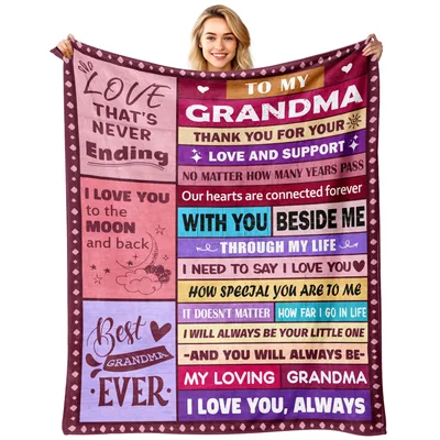 Grandma Love Letter Blanket: A Heartfelt Tribute to Grandmotherly Love