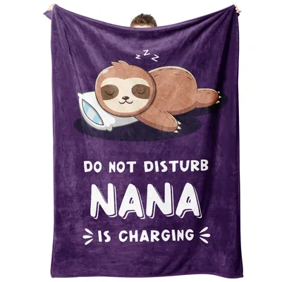 Sleepy Sloth Nana Charging Blanket for Resting Grandmothers