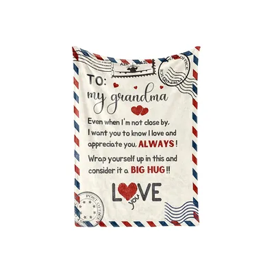Letter to My Grandma Love Always Blanket