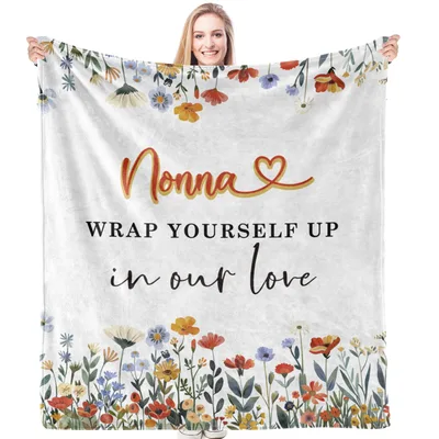 Nonna Floral Grandma Blanket: Wrap Yourself Up in Our Love Design