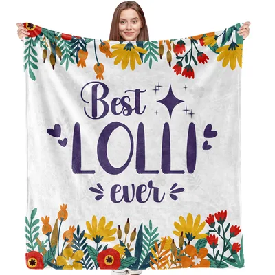Best Lolli Ever Floral Blanket: A Sweet Gift for Grandma