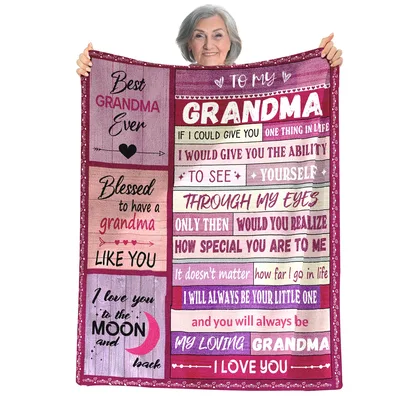 Best Grandma Ever Letter Blanket: A Heartfelt Tribute to Grandmothers