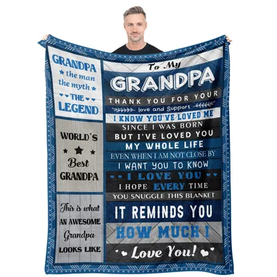Best Grandpa Blanket: A Heartfelt Tribute to the Man, Myth, and Legend