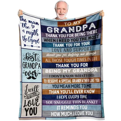 Grandpa Thank You Blanket: A Heartfelt Letter to a Special Grandfather
