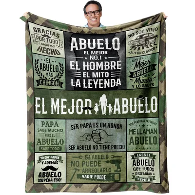 El Mejor Abuelo Spanish Blanket: A Tribute to the Best Grandpa Ever