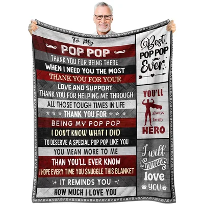 To My Pop Pop Best Blanket: A Tribute to the Best Grandpa Ever