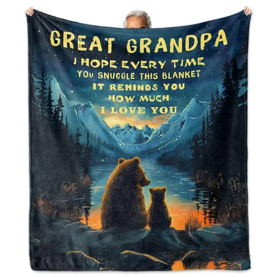 Great Grandpa Bears Under Blanket: A Heartfelt Gift for Family Lovers