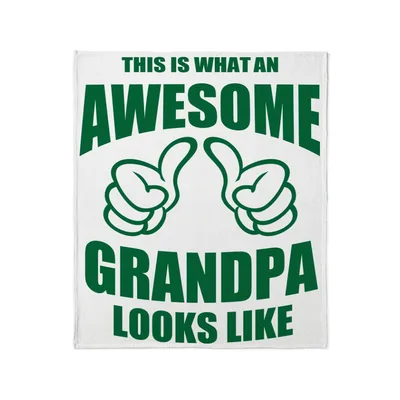 This Is What an Awesome Grandpa Blanket for Family Fans