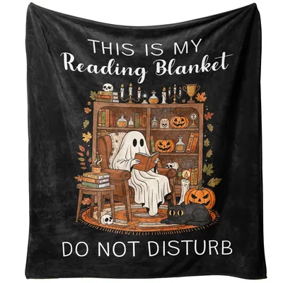 This Is My Book Reading Blanket for Spooky Storytime