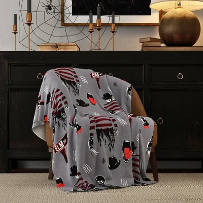 Horror Movie Characters Pattern Blanket: Elm Street Icon Design
