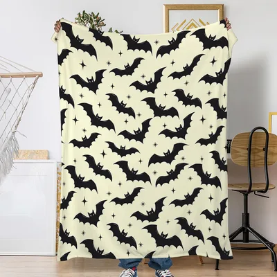 Halloween Bats Pattern Blanket – Design 2