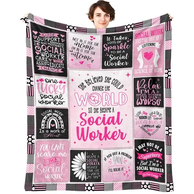 Social Worker Appreciation Blanket
