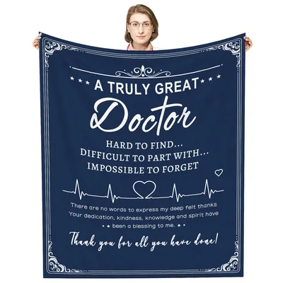 Doctor Appreciation Blanket: A Truly Great Doctor Hard to Find