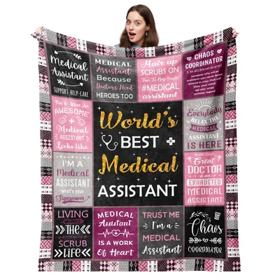 World's Best Medical Assistant Blanket - Celebrating Healthcare Heroes