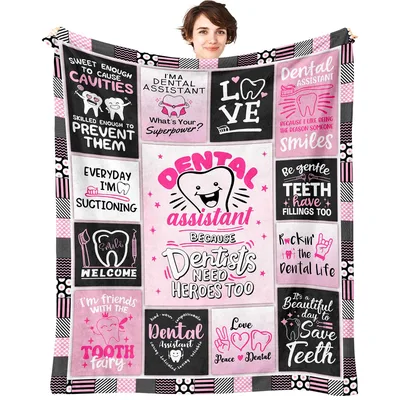 Dental Assistant Dentist Humor Blanket Celebrating Dental Heroes
