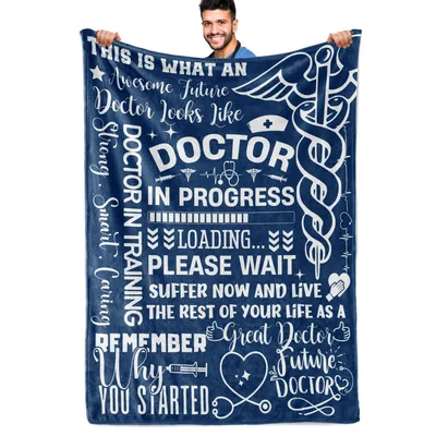 Future Doctor Medical Student Blanket: Doctor