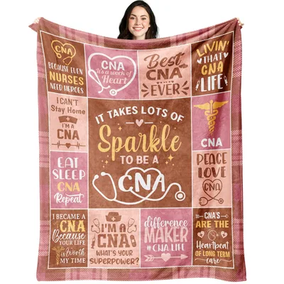 CNA Nurse Aide Quotes Blanket