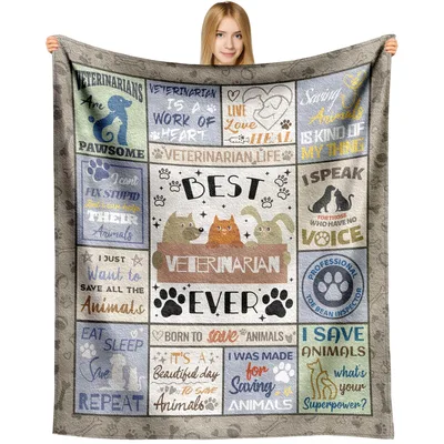 Veterinarian Animal Lover Blanket