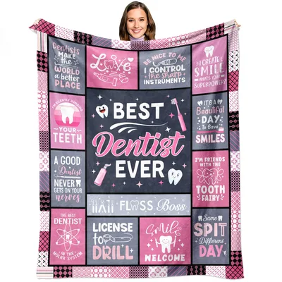 Best Dentist Ever Blanket: A Quilt of Dental Humor and Praise