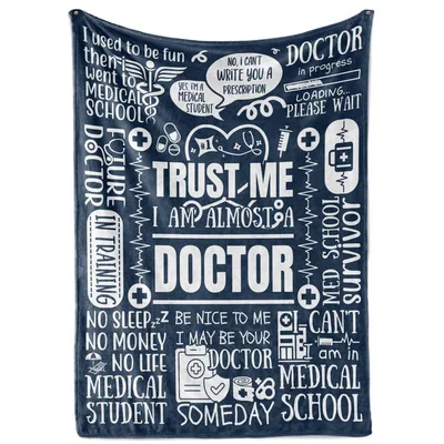 Almost Doctor Medical Student Blanket for Future Doctors