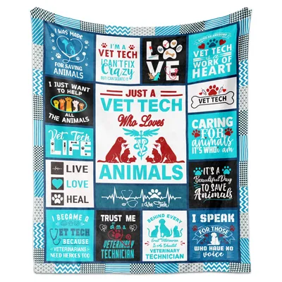 Vet Tech Who Loves Blanket: A Patchwork of Animal Care Quotes