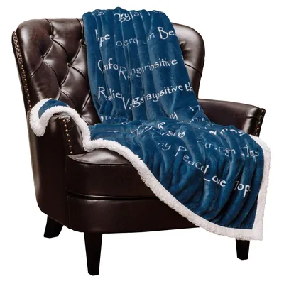 Inspirational Words Blanket