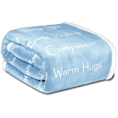 Get Well Wishes Blanket with Healing Words for Someone You Love