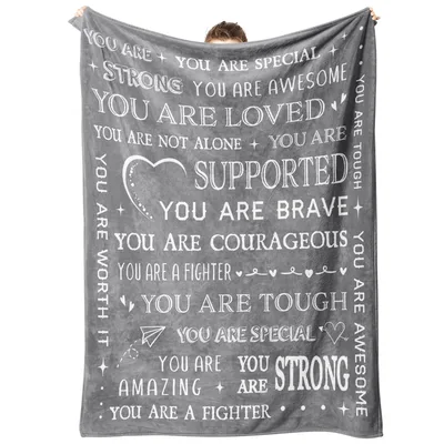 You Are Special Blanket: Encouragement Affirmation Design for Comfort