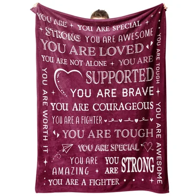 You Are Special Strong Blanket: Inspirational Get Well Design
