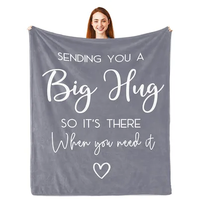 Comfort Hug Blanket Sending You a Big Hug Get Well Design