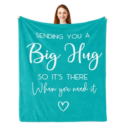 Sending You a Big Hug Blanket for Comfort and Support