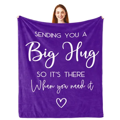 Sending Hugs Blanket: Big Hug Design for Comfort and Cheer