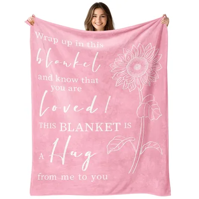 Sunflower Hug Blanket: A Soft Gift for Someone Who Needs Comfort