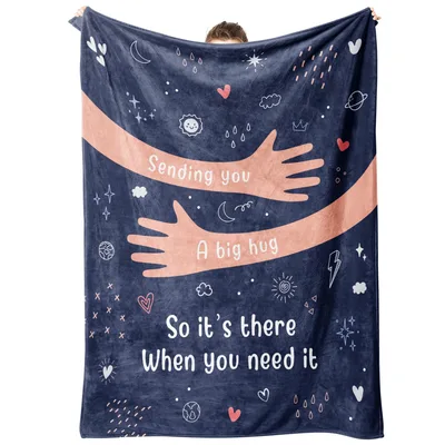 Sending Hug Blanket: Big Hug Design for Comfort and Support