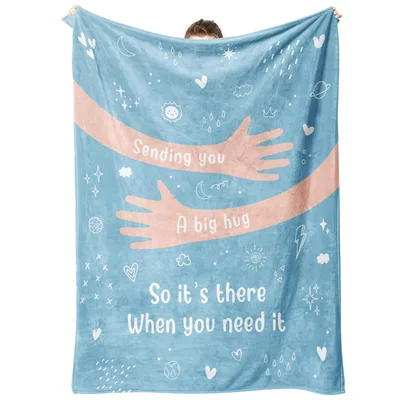 Thinking of You Blanket Sending You a Big Hug Design